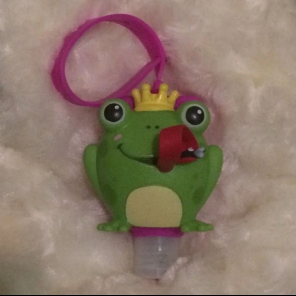 ISO Frog hand sanitizer holder